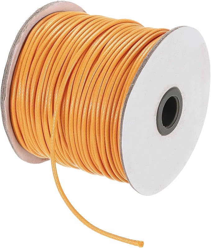 MECCANIXITY Waxed Cord 2.5mm Waxed Polyester Cord 87 Yard Wax String by MECCANIXITY