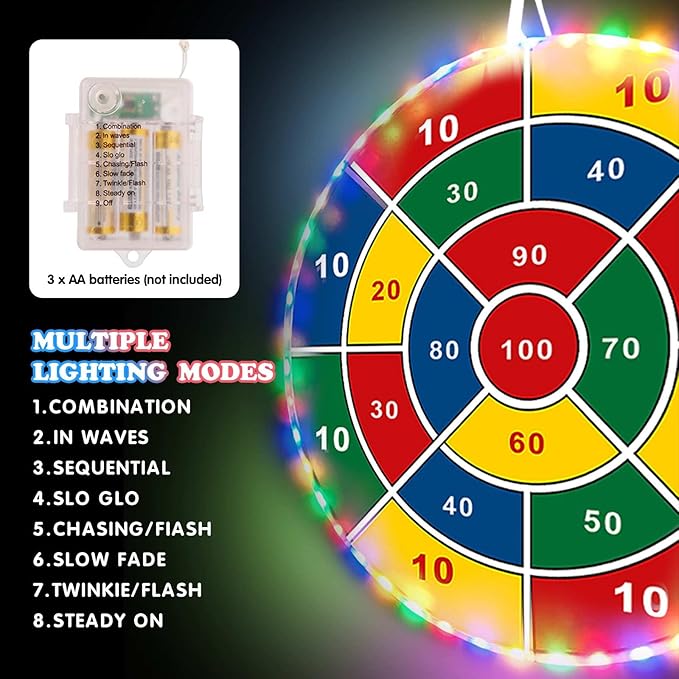 Kids Dart Board Game Set-29 inchs, Board Games - Image 3