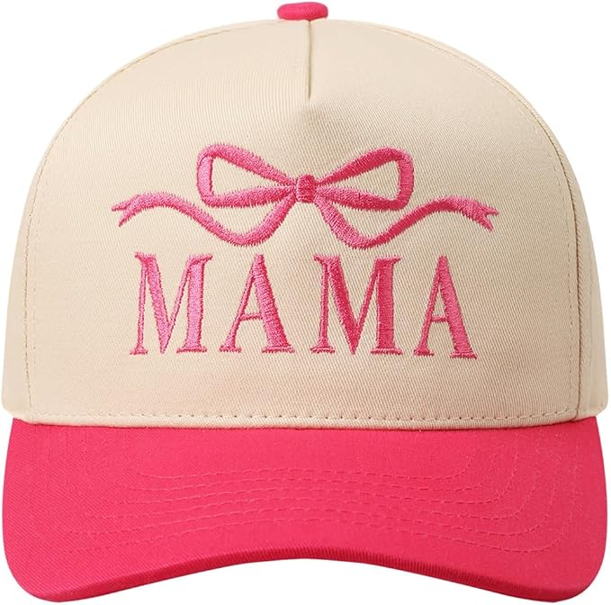MIRMARU Two-Tone Vintage Canvas Trucker Hats for Men & Women, Adjustable Size Baseball Caps with Trendy Embroidered Design