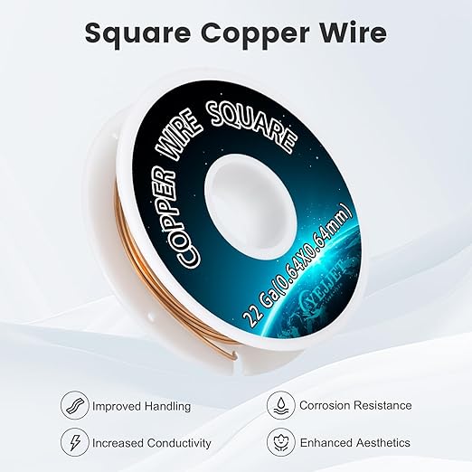 Copper Wire Square 22 Gauge - Image 7