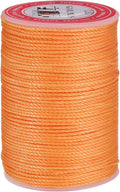 uxcell Round Leather Sewing Waxed Thread, 55m / 60 Yards Wax Polyester String by uxcell