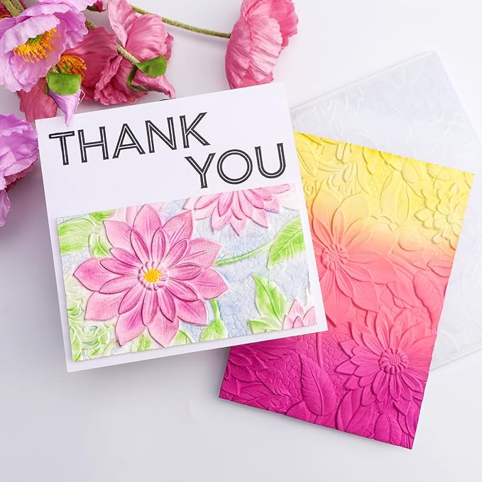 BAOFALI 3D Embossing Folders Lotus - Image 8