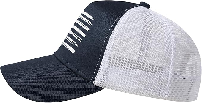 Baseball Cap, American Flag Trucker Hat for Men Women, Breathable Adjustable Fit Outdoor Mesh Snapback Hats