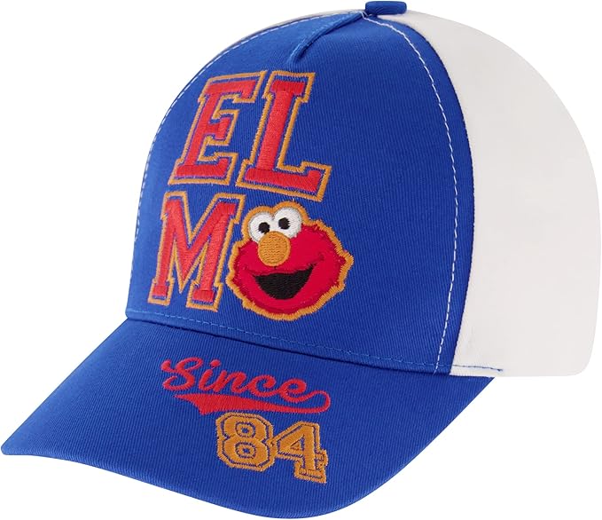 Sesame Street Baseball Cap, Toddler Hats for Boys & Girls Ages 2T-4T, Adjustable Kids Baseball Caps
