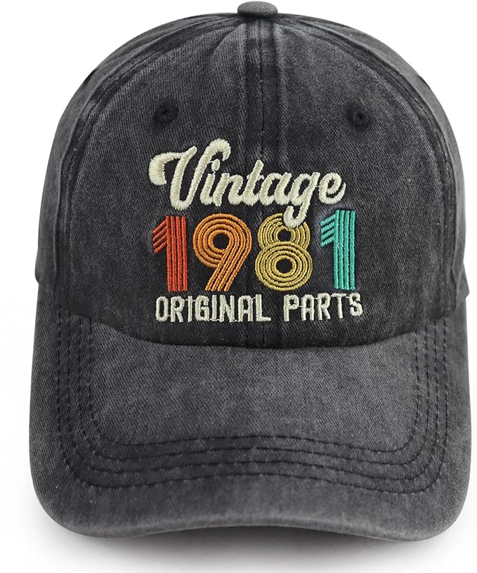 90th 80th 70th 60th 50th 40th 30th Birthday Gifts for Women Men, Vintage 1936 1946 1956 1966 1976 1986 1996 Hat