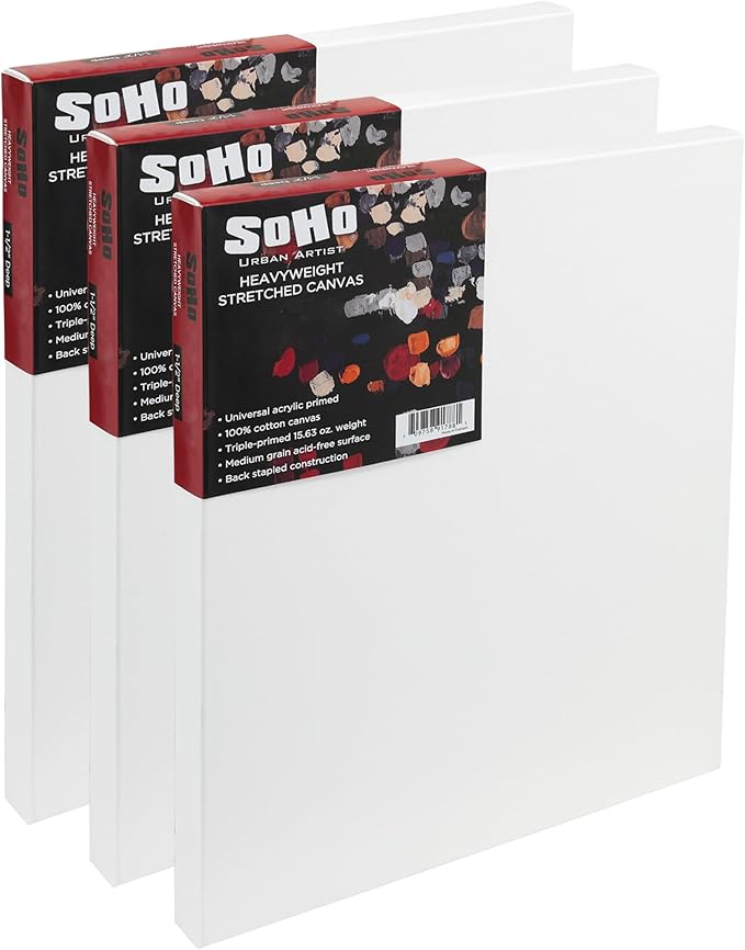 SoHo Urban Artist, 18x24 Heavyweight Stretched Cotton Canvas by SoHo+Urban+Artist