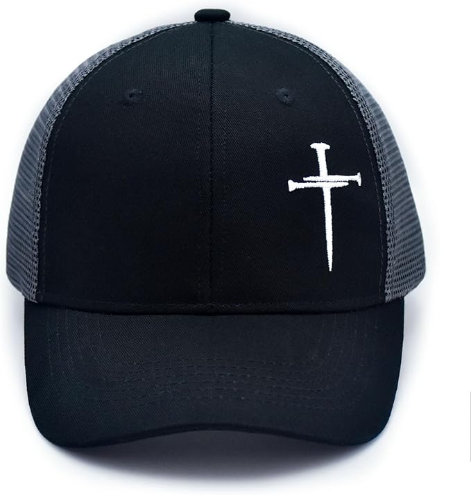 Christian Hats for Men Women Religious Cross Baseball Cap Jesus Adjustable Hat Pastor Gift for Men
