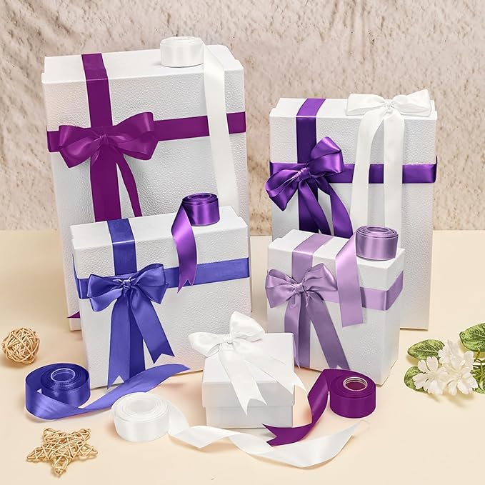 1-1/2 Inch Purple Satin Ribbons - Image 8