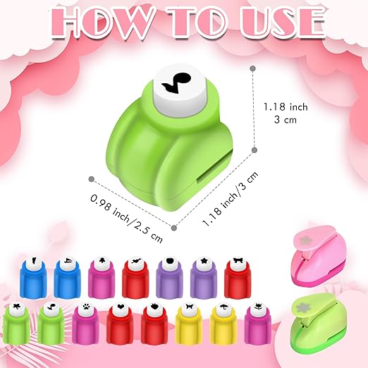 Paper Punches, Punch Craft Set Punches, Hole Punch Shapes Scrapbooking Supplies - Image 2