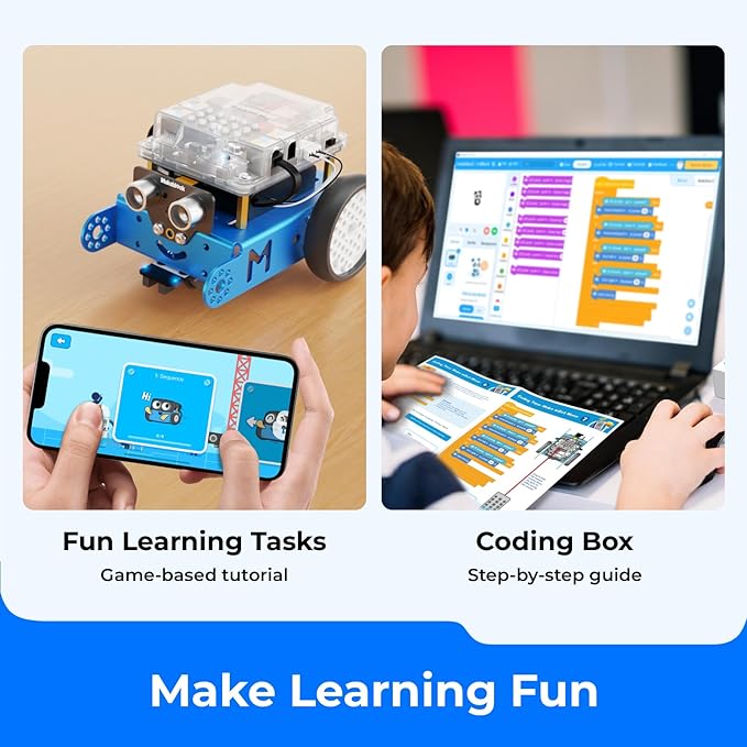 Makeblock mBot Robot Kit with Scratch Coding Box, STEM Projects - Image 3