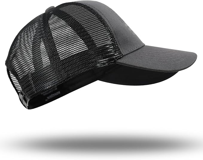 American Flag Trucker Hat - Snapback Hat, Baseball Cap for Men Women - Breathable Mesh Side, Adjustable Fit - for Casual Wear