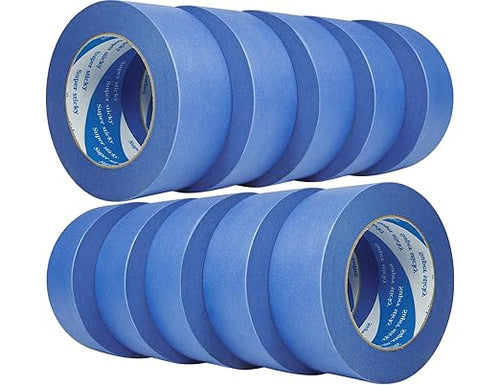 10 Rolls Blue Painters Tape 2 Inch, Bulk Masking Master Tape 60 Yards, Wall by Ysiewjsue