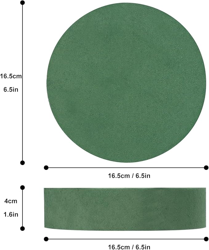IHDYPPEW 10 PCS Superior Floral Foam Blocks, 6.5 Inch Large Dry Green Foam - Image 2
