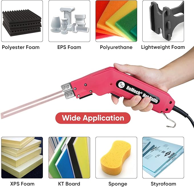 ROMECH Foam Cutter Pro Electric Hot Knife, 200W Styrofoam Cutting Tool Kit- - Image 3