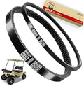 Roykaw Club Car DS Precedent Drive Belt and Starter Generator Belt Kit Fit Golf Cart DS 1997-UP and Precedent 2004-UP, Replace 101916701, 1016203