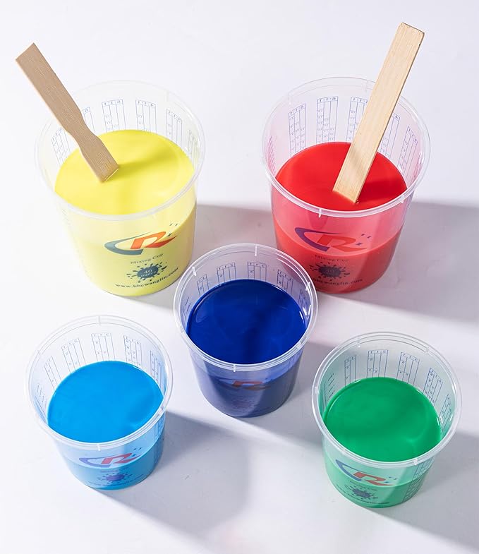 Paint Mixing Cup 40 Ounce, Accurate Measurements in Ratios and OZ. and ML - Image 4