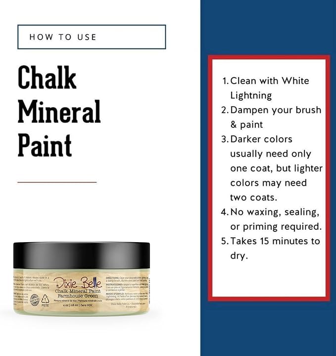 Dixie Belle Paint Company Chalk Finish Furniture Paint - Image 3