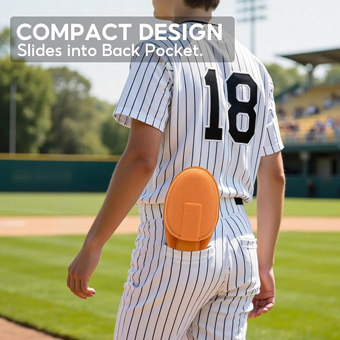 Baseball Sliding Mitt, Youth Ages 6-12 & Teens Adults 12+, Sliding Glove Hand Guard for Baserunning, Hard Shell Ambidextrous Left/Right, Baseball/Softball Compatible, Drip Style