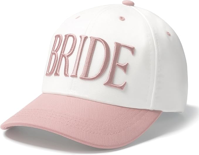 LADY&HOME Bride Baseball Hat,Bach Party Decorations,Bridal Shower Accessory,Bride to Be Gift,Bridesmaid Favor