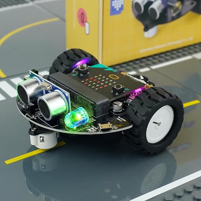 Yahboom Micro:bit DIY Coding Science Building Kit Smart Toys Car Robotic Kit - Image 5