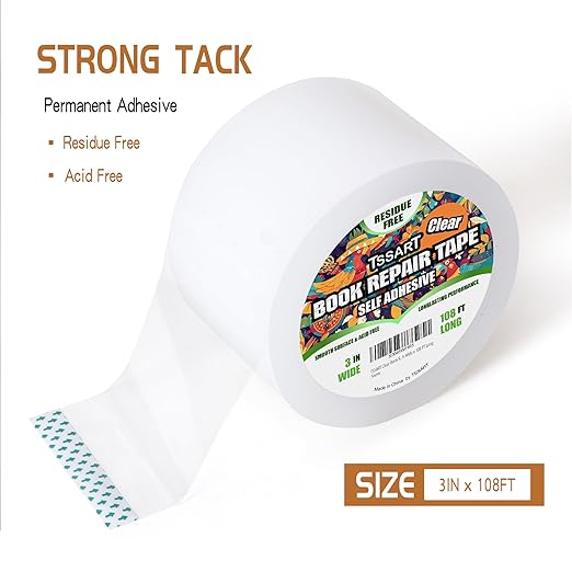 Clear Book Repair Tape - Image 2