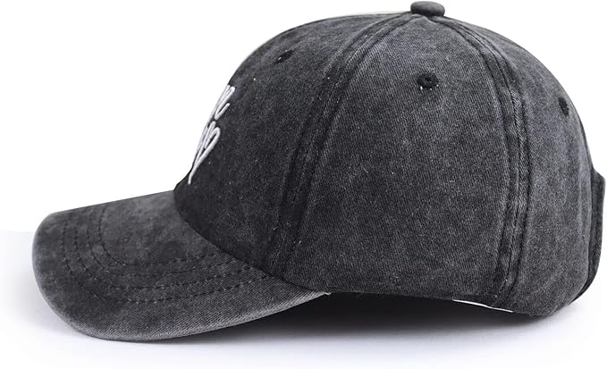 YISHOW Embroidered Bassball Cap Vintage Men and Women Embroidered Hat