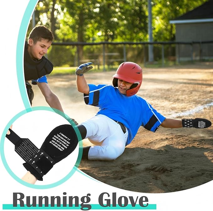 Geyoga Christian Sliding Mitt Cross Baseball Softball Religious Glove Sliding Mitt Baseball Guard Accessories and Protective Gear Left/Right Hands - Hand and Wrist Protection