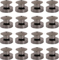 16 Pcs Magnetic Pin Backs - 10mm Locking Converters by Unknown