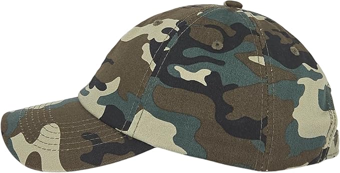 Classic Dad Hat Cotton, Low-Profile Plain Baseball Cap, Adjustable, Breathable and Packable