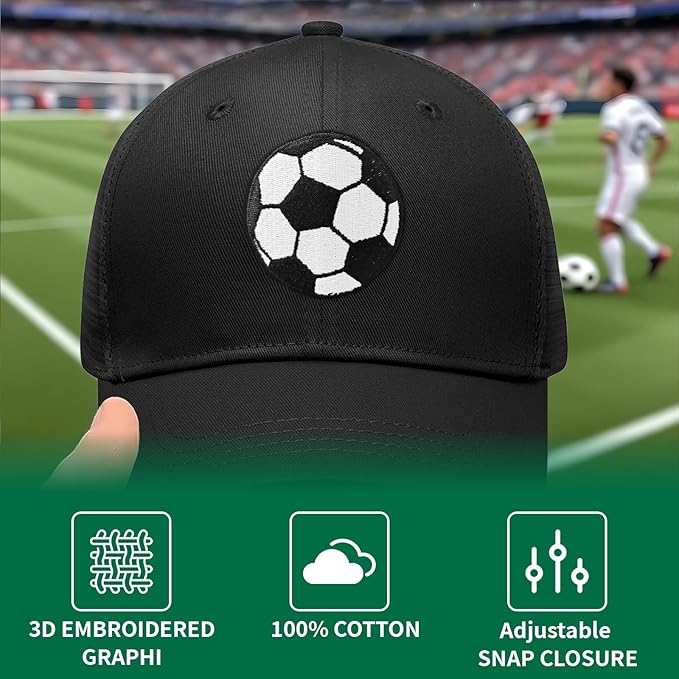 Cool Embroidered Pattern Baseball Cap,Adjustable Fit Trucker Caps,Quick-Dry Comfort Gift for Men Women Accessory-Black