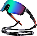 COASION Kids Baseball Sunglasses - Baseball Sunglasses for Boys Girls With Strap - Sports Softball Shades Age 3-10