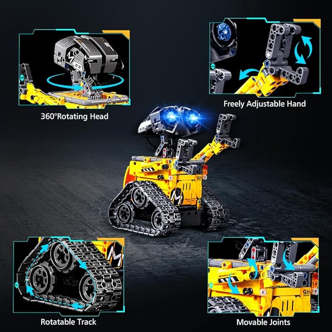 HOGOKIDS Robot Building Toys for Kids - 5 in 1 Remote & APP Controlled Building - Image 3