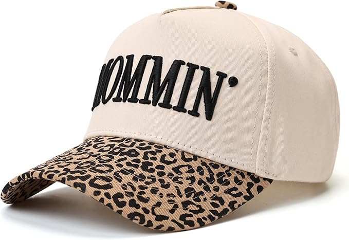 Mommin Trucker Hat, Mothers Day Mom Gifts for Women Baseball Baps Two-Tone Embroidery Mama Hats for Casual Wear