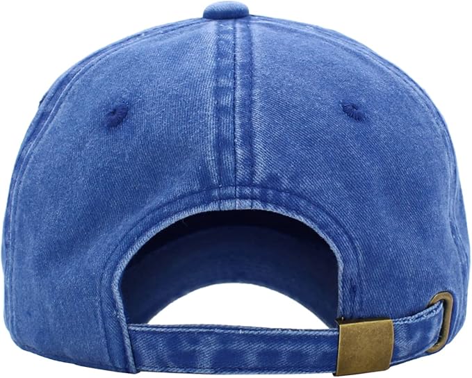 KBETHOS Classic Unisex Cotton Adjustable Low Crown Baseball Cap – Plain Dad Hat