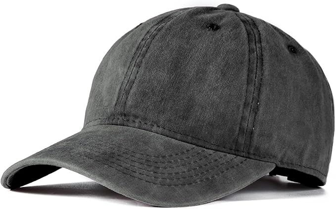 Edoneery Men Women Baseball Cap-Low Profile Adjustable Washed Cotton Golf Dad Hat