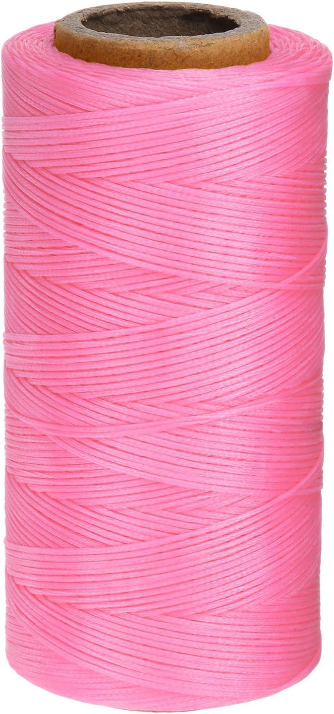 uxcell Leather Sewing Waxed Thread, 284 Yards / 260m 0.8mm 150D Flat Polyester by uxcell