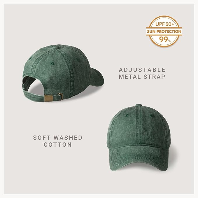 CHOK.LIDS Everyday Premium Dad Hat Unisex Cotton Baseball Cap for Men and Women Adjustable Lightweight Polo Style Curved Brim