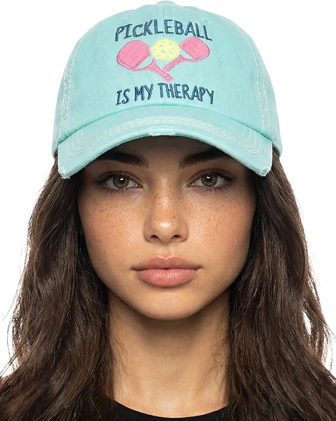 Funky Junque Distressed Vintage Baseball Cap - Embroidered Patch Women's Hat - Holiday, Lifestyle & Patriotic Designs