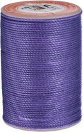 uxcell Round Leather Sewing Waxed Thread, 55m / 60 Yards Wax Polyester String by uxcell