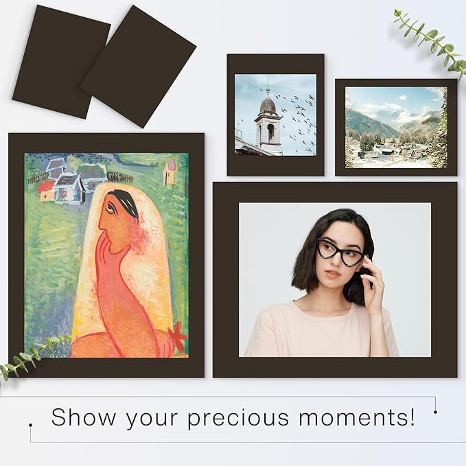 Golden State Art, 8x10 Uncut Photo Mat Matboard - Image 6