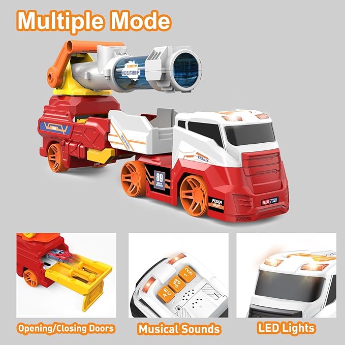 Dwi Dowellin Truck Toys for Kids, - Image 4