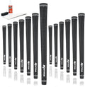 Karma Velour Golf Grips for Men, Women, Juniors | Undersize, Standard, Midsize, Oversize, & Jumbo | 6 Colors | Choose Single, 9, 13 Pack or Golf Club Grip Kit