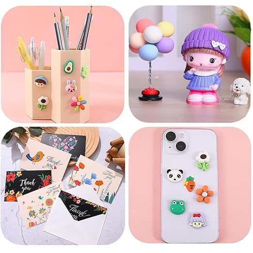 720 Pcs Sticky Tack Poster Stickers, Double Sided Sticky Round Clear Stickers - Image 6