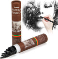 Gueevin 25 Pcs Willow Charcoal Sticks, Willow Charcoal, and Fine Art Christmas by Gueevin