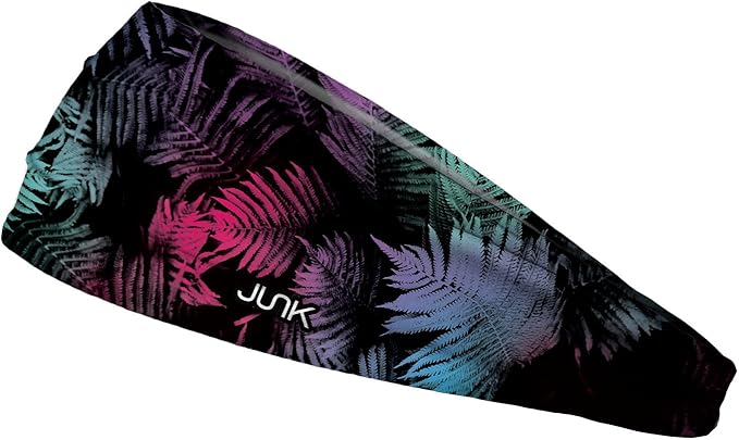 JUNK Brands Big Bang Lite Novelty Headband - Moisture-Wicking, Performance Fabric, Non-Slip, Sports Sweatband for Men & Women - One Size