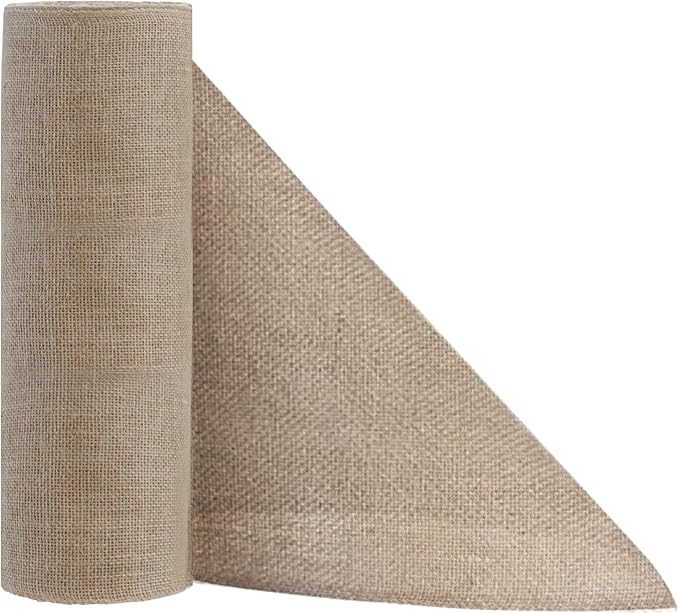 Shatex Natural Burlap Roll, 36inch x 18ft High Density Burlap Fabric by Shatex