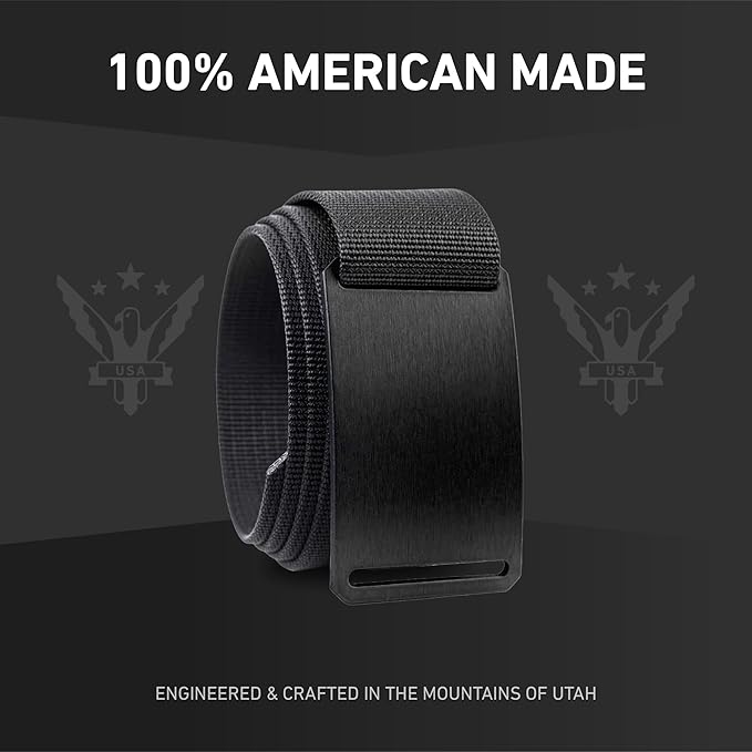 GRIP6 Classic Belt - 1.5-Inch Adjustable Nylon Belts - Versatile Lifestyle and Tactical Belt for Men and Women