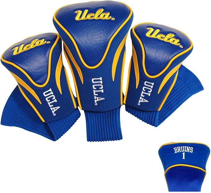 Team Golf NCAA Florida Gators Contour Golf Club Headcovers (3 Count) Numbered 1, 3, & X, Fits Oversized Drivers, Utility, Rescue & Fairway Clubs, Velour Lined for Extra Club Protection