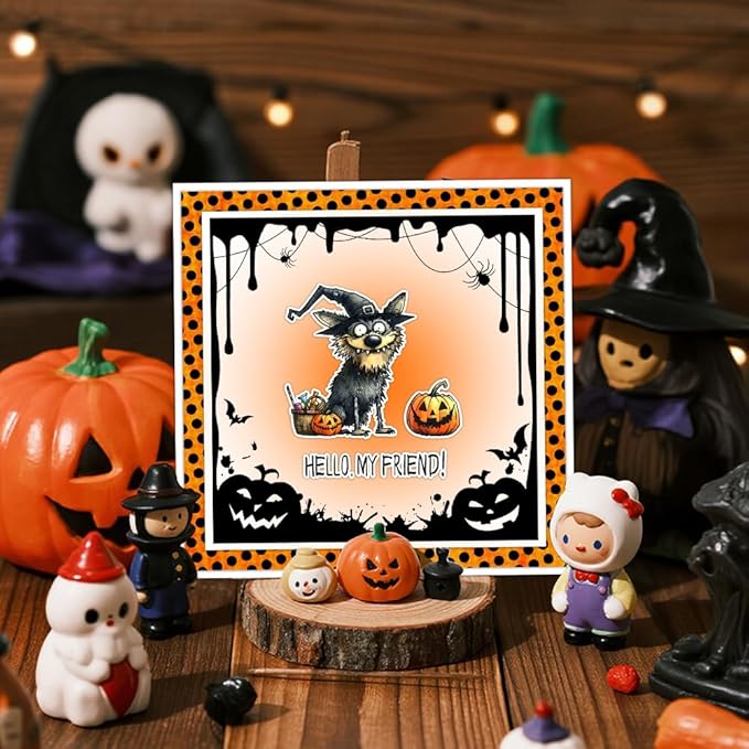 Halloween Clear Silicone stampReusable Stamp - Image 5