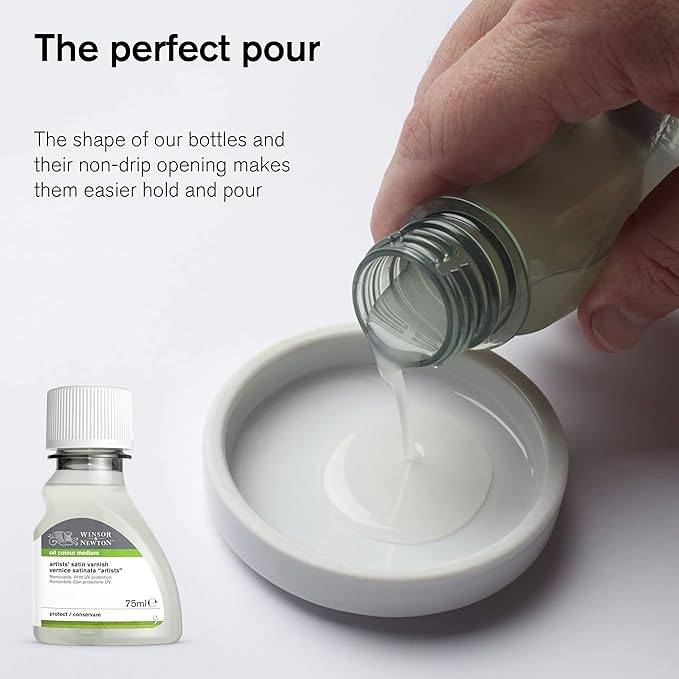 Winsor & Newton Professional Dammar Varnish, 75ml Bottle - Image 5